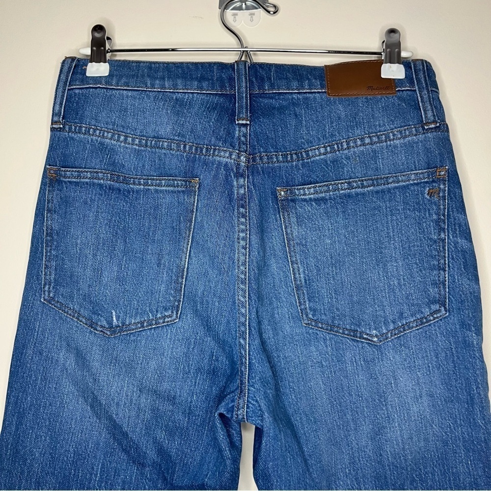 NWOT MADEWELL The Classic Straight Distressed Jean in Novello Wash - Picture 11 of 12